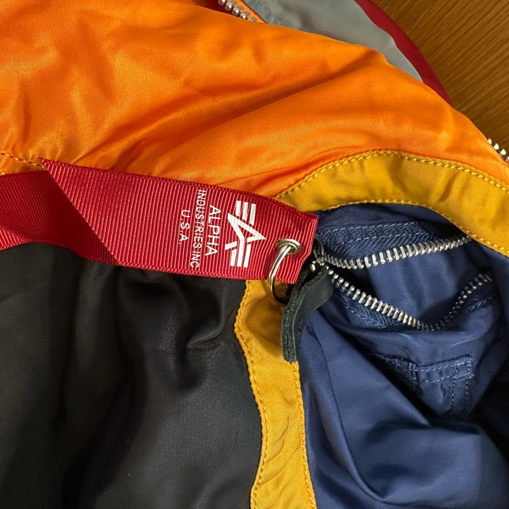 Reversible Multi Colored Alpha Industries Multico… - image 3